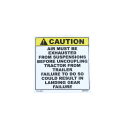 DECAL, "DOLLY CAUTION"
