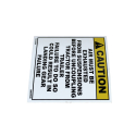 DECAL, "DOLLY CAUTION"