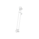 FOLDING HANDRAIL, PASSENGER SIDE MAC STEP