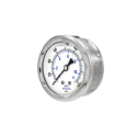 AIR GAUGE 0-160 PSI, 2-1/2" LIQUID FILLED