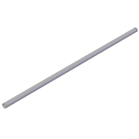 PIPE 4", SCH 80 ALUMINUM, GROOVE/THREAD