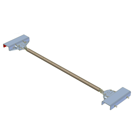 CHAIN CROSSTUBE 102", MOVING FLOOR SHEET & POST, WIDE SADDLE