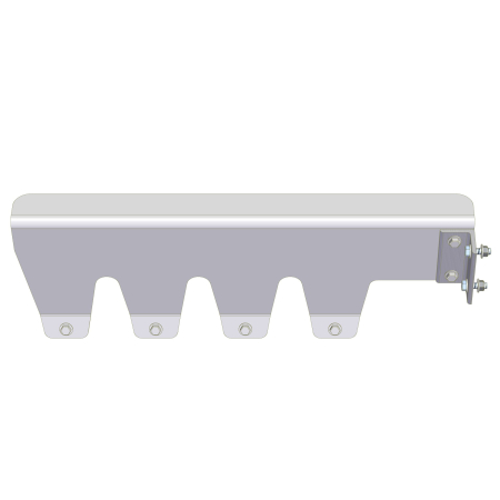 FENDER BRACKET ASSEMBLY, OUTSIDE ANGLE, RIGHT SIDE