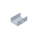 BRACKET, BALL VALVE, NO HOLE, 3" CHANNEL, 4" LONG