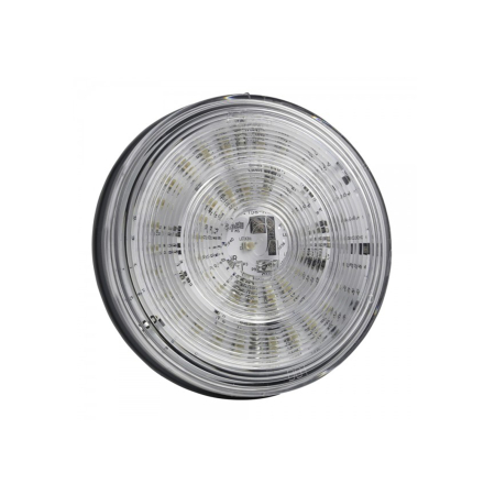 LAMP, 4" LED RED/CLEAR LENS STT