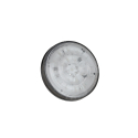 LAMP, 4" LED RED/CLEAR LENS STT