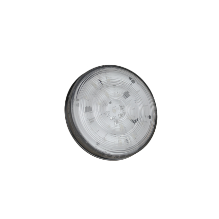 LAMP, 4" LED RED/CLEAR LENS STT