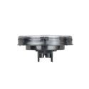 LAMP, 4" LED RED/CLEAR LENS STT