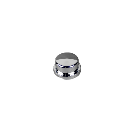 CHROME PLASTIC 3/4" BUMPER BUTTON LUG NUT COVER