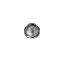 CHROME PLASTIC 3/4" BUMPER BUTTON LUG NUT COVER