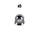 RRC01 REAR HUB COVER, CHROME