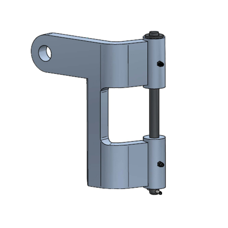 OVERSLUNG SIDE SWING HINGE ASSEMBLY, P.S. KIT