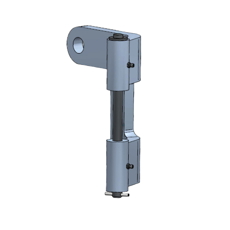 OVERSLUNG SIDE SWING HINGE ASSEMBLY, D.S. KIT