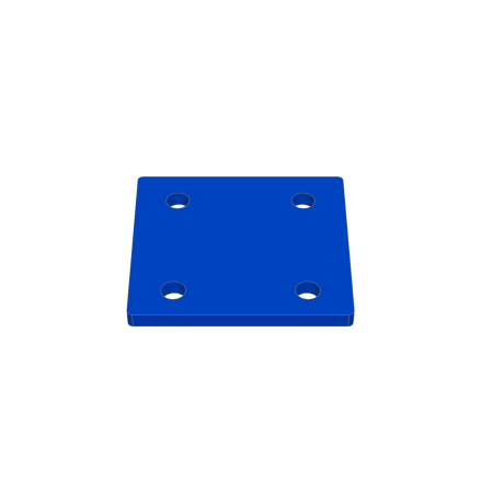 GASKET, BOLT-ON MUD FLAP BRACKET FOR FLATBEDS