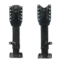 LANDING GEAR, JOST 19" TRAVEL, CUSHION FOOT W/ BLACK POWDER COAT
