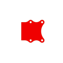 MYLAR GASKET, STANDARD PADDLE LATCH, .010" THICKNESS