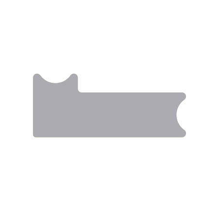 GUSSET, SMOOTH SIDE TAILGATE CORNER, LONG FOR SIDE SWING