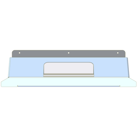 REAR COVER MOVING FLOOR STEP, BLANK (NON-GALVANIZED)