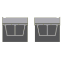 MUD FLAP ASSEMBLY, WALKING FLOOR & TIPPER, FRONT