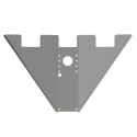 DOLLY WING, LANDING GEAR TIPPER 5/16", 8" CROSSMEMBER SPACING, HOLLAND MARK V REVERSE MOUNT