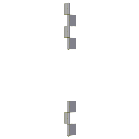 HINGE ASSEMBLY, SHEET & POST MOVING FLOOR TO SMOOTH SIDE GATE LATCH