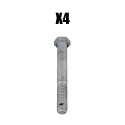 BODY HINGE ASSEMBLY, 2" SPLIT HINGE
