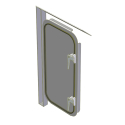 BULKHEAD DOOR ASSEMBLY, DRIVER SIDE, 45° CORNER BH STYLE S&P