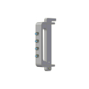 SLIDER HINGE ASSEMBLY 8", INSET SS