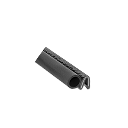 BLACK TRIM SEAL 3/16" GRIP, 5/8" LEG, 5/8" A