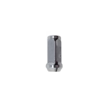 WHEEL NUT, 9/16-18" CHROME 1 PIECE, BULGE STYLE-3/4 HEX HD