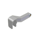 HINGE TIPPER SS OS PASSENGER SIDE, OIL LITE BUSHING 12-1/8", USE 55002912-1 SS PIN