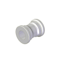 ROLLER GROUND CONTROL, STAINLESS STEEL, DOUBLE FLANGE EDGES