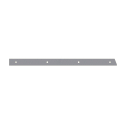 MUD FLAP BACKING STRIP, FLATBED CLIPPED EDGE
