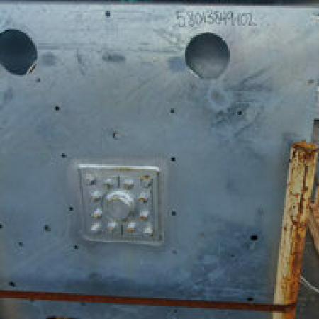 5TH WHEEL ASM, 5/16" GALVANIZED STEEL, 102W W/ 24" PIN SETTING, REVOLVER (58013849-102)