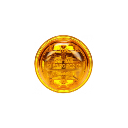 2" AMBER LAMP, TRUCK-LITE 8-DIODE GROMMET MOUNT, 12V
