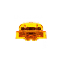LAMP, LED MODEL10, 8-DIODE AMBER, HIGH PROFILE, PL-10, 12V