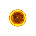LAMP, LED MODEL10, 8-DIODE AMBER, HIGH PROFILE, PL-10, 12V