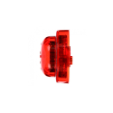 LED MODEL 10 8-DIODE RED, HIGH PROFILE, PL-10, 12V