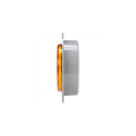 SIGNAL STAT 2-1/2" AMBER LED 13 DIODE, P2, GRAY POLYCARBONATE FLUSH MOUNT, PL-10, 12V