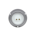 SIGNAL STAT 2-1/2" AMBER LED 13 DIODE, P2, GRAY POLYCARBONATE FLUSH MOUNT, PL-10, 12V