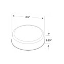 SIGNAL STAT 2-1/2", 13-DIODE, MODEL 10 RED, CLEAR, G/M, STD