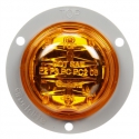 TRUCK-LITE, 8 DIODE, 2", MODEL 30 HIGH PROFILE, LED, AMBER ROUND, 8 DIODE