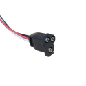 LED PIGTAIL FOR STOP, TURN, TAIL BULBS, 16 GAUGE GPT WIRE, FEMALE PL-3