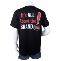 T-SHIRT "BRAND" BLACK LARGE