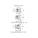 3/4" CLEAR LENS AMBER PENNY LIGHT