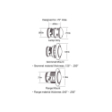 MODEL 33 PENNY LIGHT LED AMBER KIT, INCLUDES GROMMET
