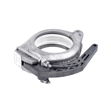 VICTAULIC CLAMPS 3", W/HANDLE, GROOVE X GROOVE, WHITE GASKET