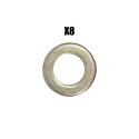 CAMSHAFT BUSHING KIT, AXN AXLE 16.5" BRAKE, 1 KIT PER AXLE