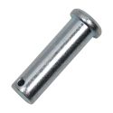 YOKE PIN 5/8" X 2" LONG ZINC, CR 1018 ELECTRO PLATED