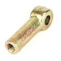 ROD END, EYE GATE LINKAGE, FORGE A-36 GOLD ELECTRO PLATED, LEFT HAND THREAD